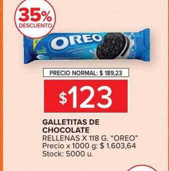 Carrefour Market Galletitas de chocolate rellenas oferta
