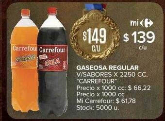 Carrefour Market Gaseosa regular oferta