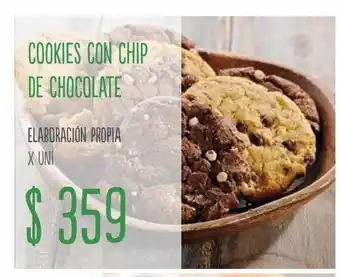 Jumbo Cookies con chip de chocolate oferta