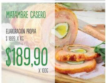 Jumbo Matambre casero oferta