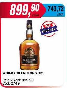 Maxiconsumo Whisky blenders oferta