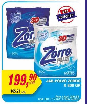Maxiconsumo Jab. polvo zorro oferta