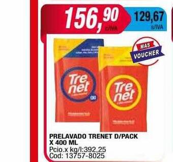 Maxiconsumo Prelavado trenet d pack oferta