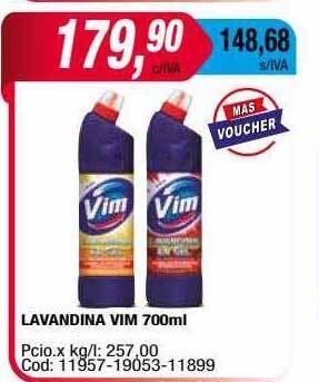 Maxiconsumo Lavandina vim oferta