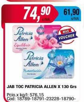 Maxiconsumo Jab toc patricia allen oferta