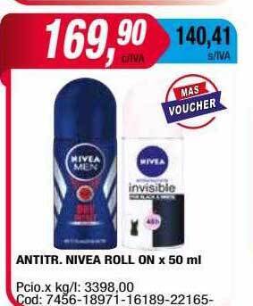 Maxiconsumo Antitr nivea roll on oferta