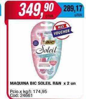 Maxiconsumo Maquina bic soleil r&n oferta
