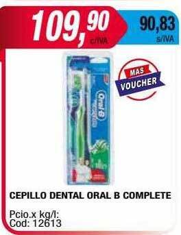 Maxiconsumo Cepillo dental oral b complete oferta