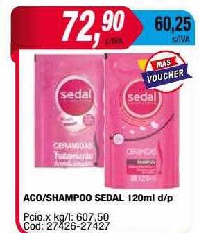 Maxiconsumo Aco shampoo sedal oferta
