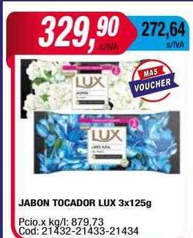 Maxiconsumo Jabon tocador lux oferta
