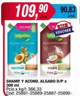 Maxiconsumo Shamp. y acond. algabo oferta
