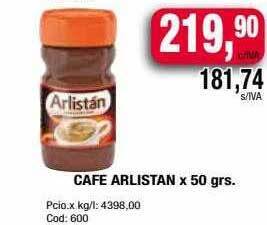 Maxiconsumo Cafe arlistan oferta
