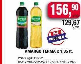 Maxiconsumo Amargo terma oferta