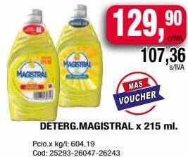 Maxiconsumo Deterg. magistral oferta