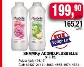 Maxiconsumo Shamp. y acond. plusbelle oferta