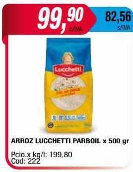 Maxiconsumo Arroz lucchetti parboil oferta