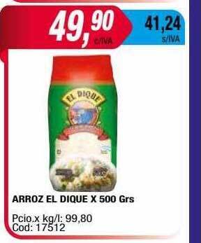 Maxiconsumo Arroz el dique oferta