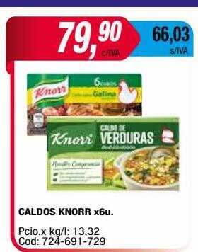 Maxiconsumo Caldos knorr oferta