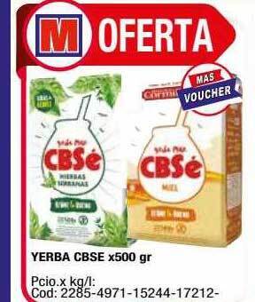 Maxiconsumo Yerba cbse oferta