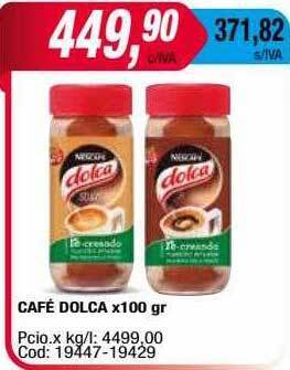 Maxiconsumo Café dolca oferta