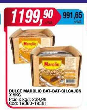 Maxiconsumo Dulce marolio bat-bat-ch. cajon oferta