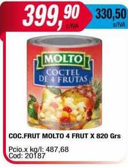 Maxiconsumo Coc. frut molto 4 frut oferta
