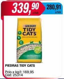 Maxiconsumo Piedras tidy cats oferta
