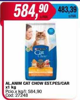 Maxiconsumo Al. anim cat chow est. pes car oferta