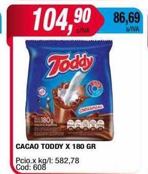 Maxiconsumo Cacao toddy oferta