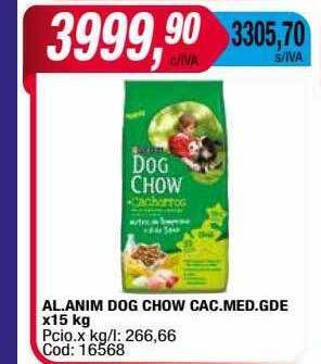 Maxiconsumo Al. anim dog chow cac.med. gde oferta