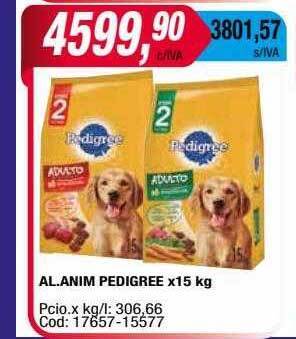 Maxiconsumo Al anim pedigree oferta