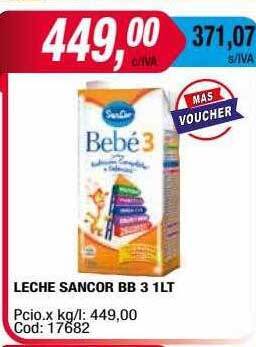 Maxiconsumo Leche sancor bb oferta