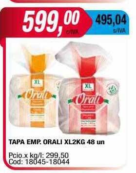 Maxiconsumo Tapa emp. orali oferta