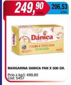 Maxiconsumo Margarina danica pan oferta