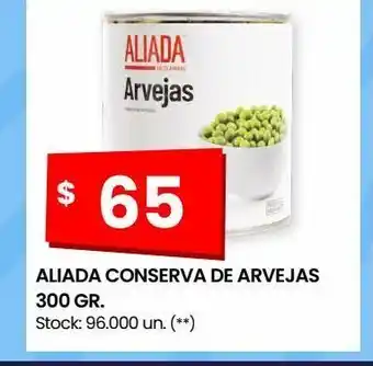 Changomas Aliada conserva de arvejas 300 gr oferta