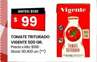 Changomas Tomate triturado vigente 500 gr. oferta