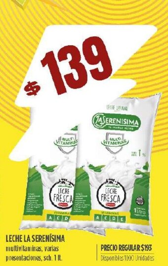Supermercados Vea Leche La Serenisima oferta