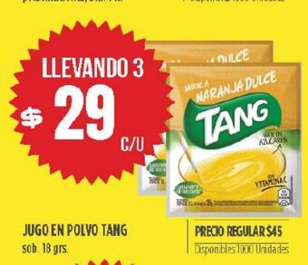 Supermercados Vea Jugo En Polvo Tang oferta