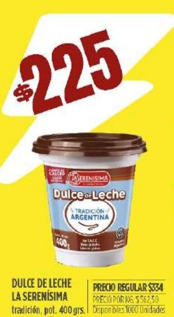 Supermercados Vea Dulce De Leche La Serenisima oferta