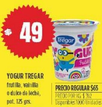 Supermercados Vea Yogur Tregar oferta