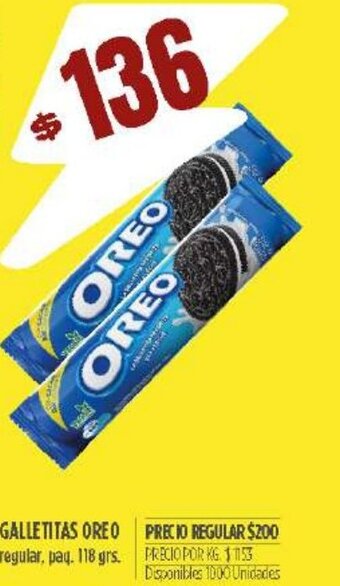 Supermercados Vea Galletitas Oreo oferta