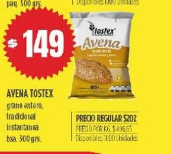 Supermercados Vea Avena Tostex oferta