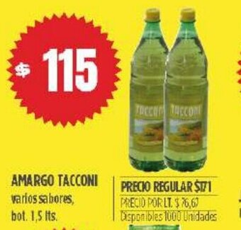 Supermercados Vea Amargo Tacconi oferta