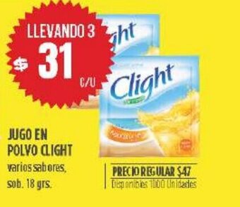 Supermercados Vea Jugo En Polvo Clight oferta