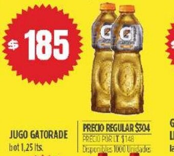 Supermercados Vea Jugo Gatorade oferta