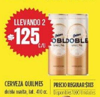 Supermercados Vea Cerveza Quilmes oferta