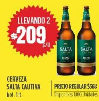 Supermercados Vea Cerveza Salta Cautiva oferta