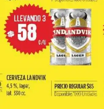 Supermercados Vea Cerveza Landvik oferta