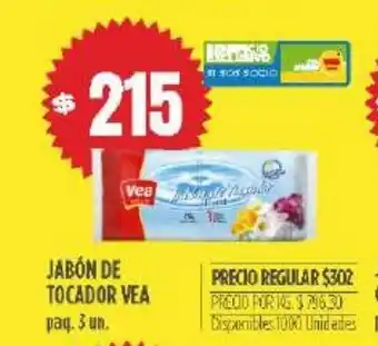 Supermercados Vea Jabon DE Tocador oferta