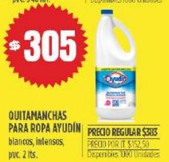 Supermercados Vea Quitamanchas Para Ropa Ayudin oferta